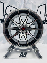 15” AS XXR  - M7549 4x100 4x108 Machine black